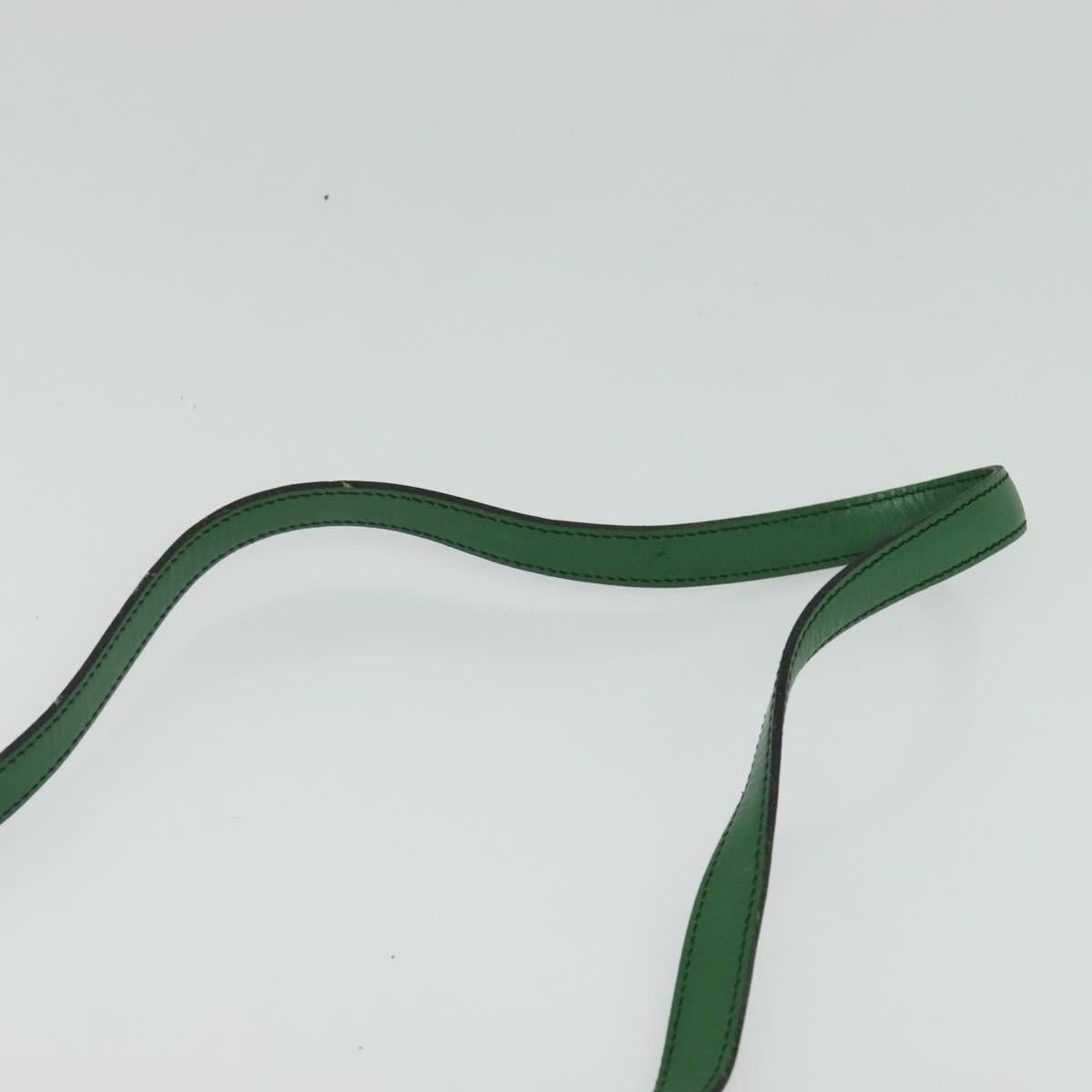 LOUIS VUITTON Epi Jeune Fille MM Shoulder Bag Green M52154 LV Auth 134501