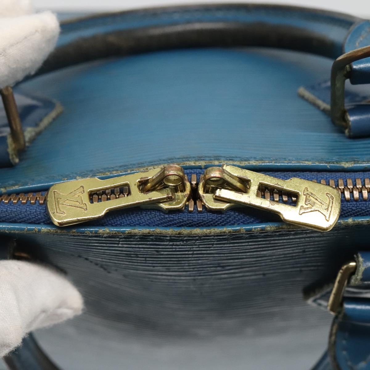 LOUIS VUITTON Epi Alma Hand Bag Toledo Blue M52145 LV Auth 134510