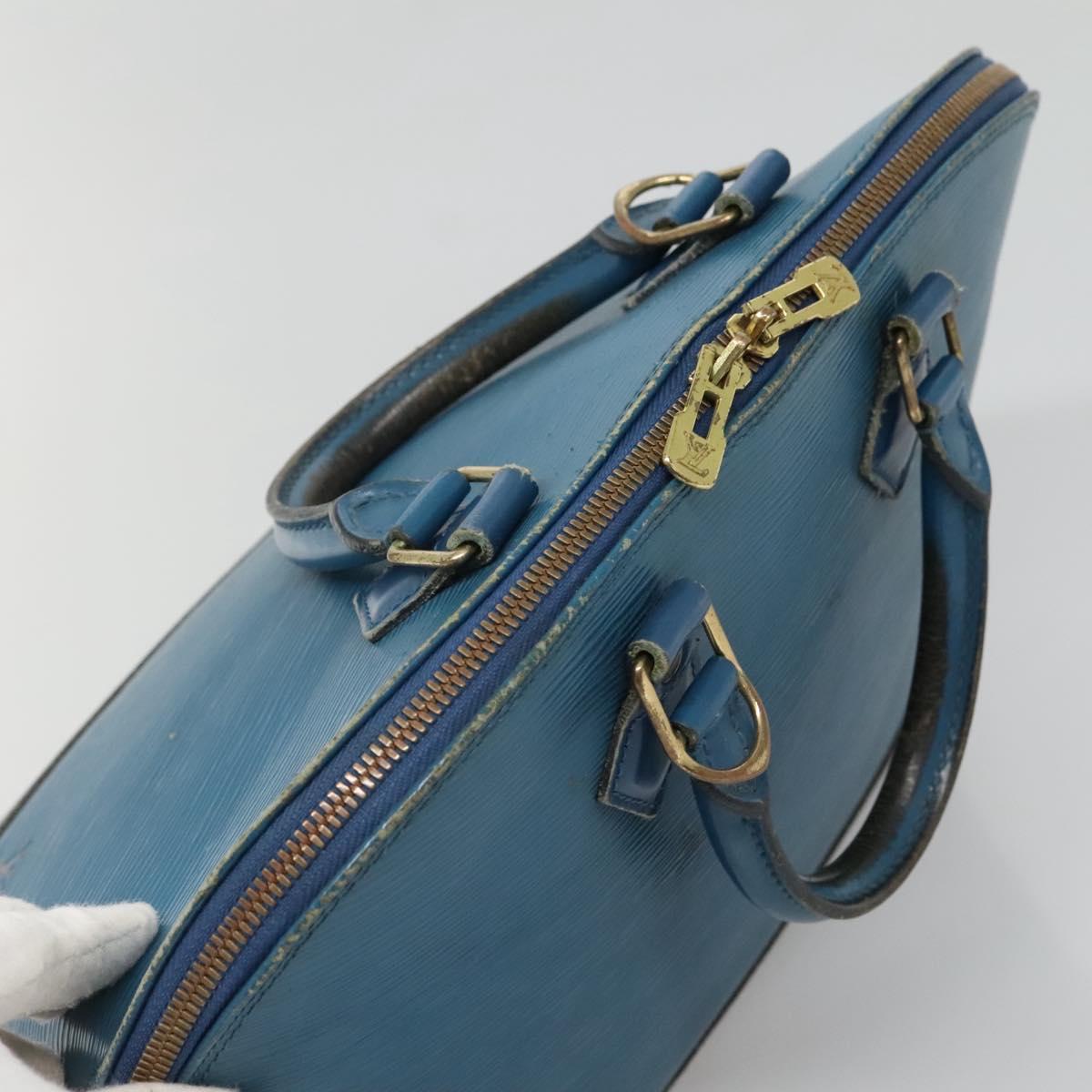 LOUIS VUITTON Epi Alma Hand Bag Toledo Blue M52145 LV Auth 134510