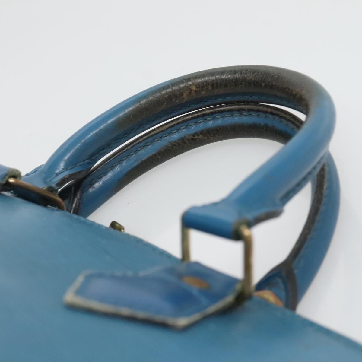 LOUIS VUITTON Epi Alma Hand Bag Toledo Blue M52145 LV Auth 134510