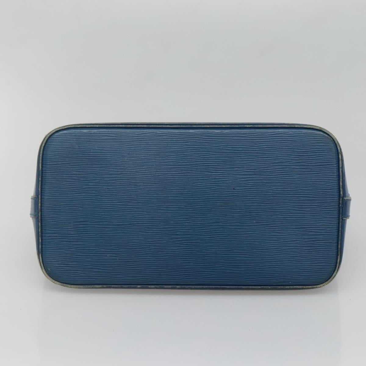 LOUIS VUITTON Epi Alma Hand Bag Toledo Blue M52145 LV Auth 134510