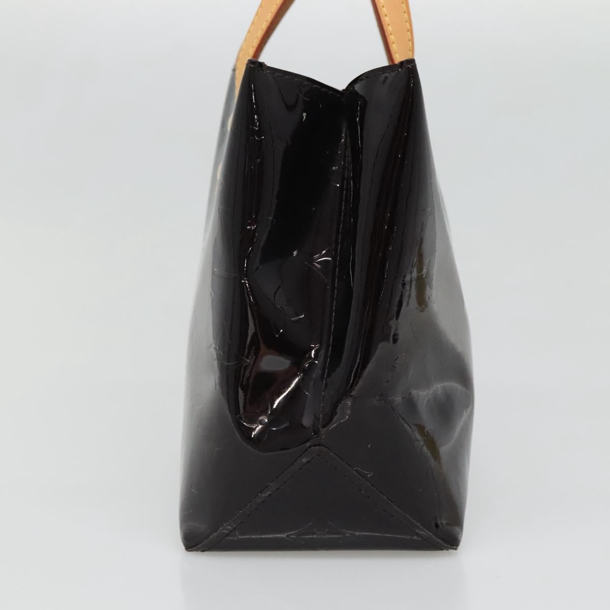 LOUIS VUITTON Monogram Vernis Reade PM Hand Bag Amarante M91993 LV Auth 134516