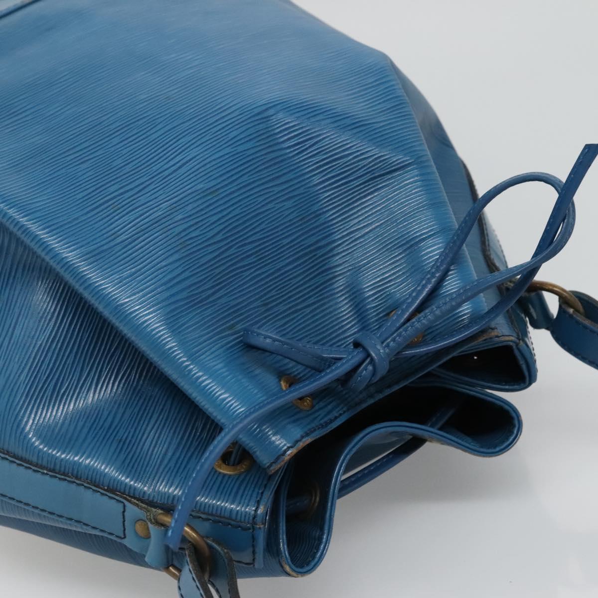 LOUIS VUITTON Epi Noe Shoulder Bag Toledo Blue M44005 LV Auth 134538
