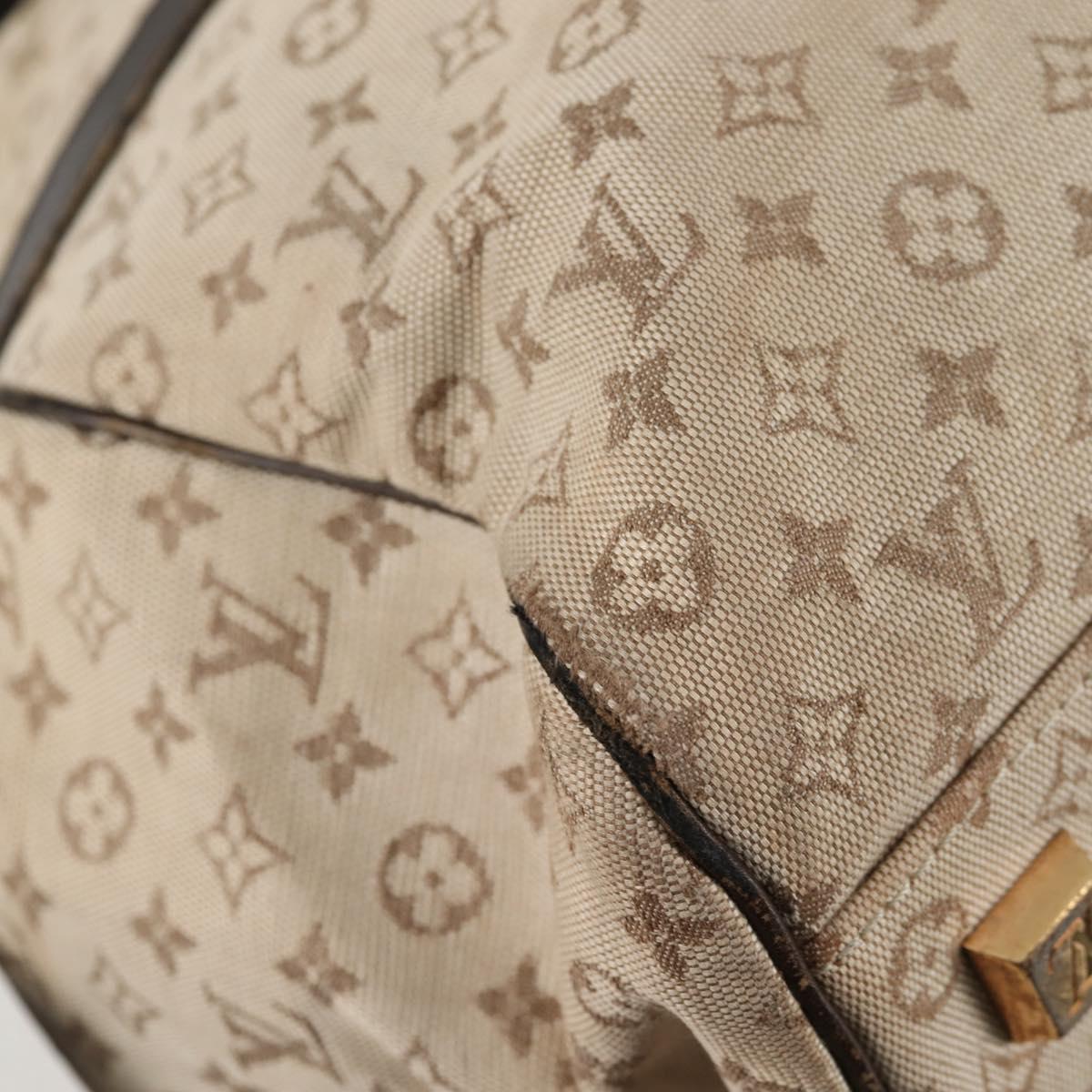 LOUIS VUITTON Monogram Mini Josephine GM Hand Bag Khaki M92310 LV Auth 134542
