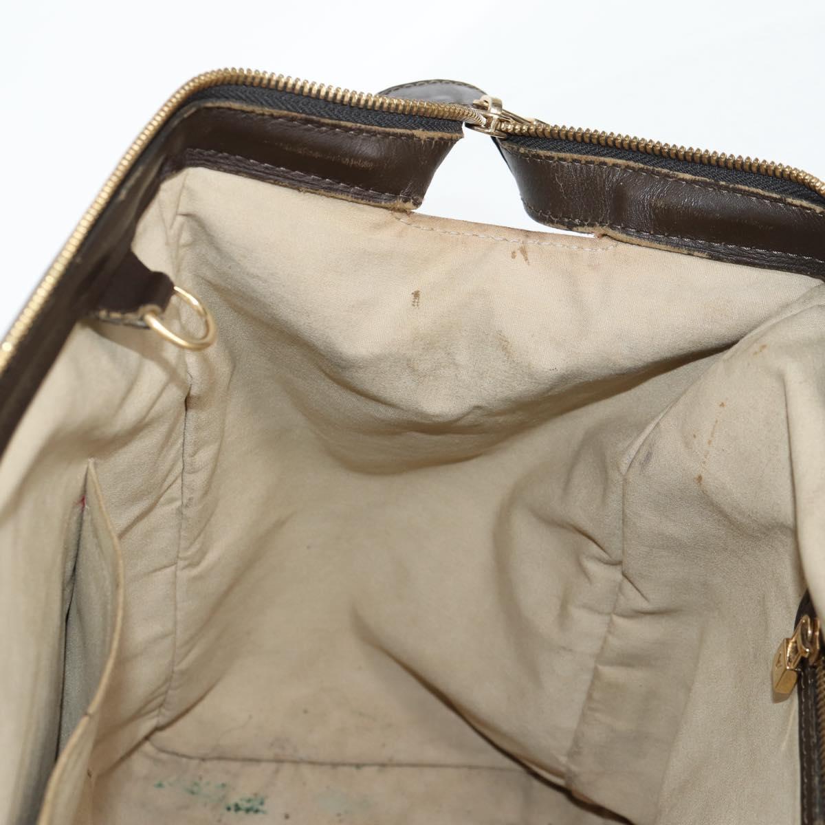 LOUIS VUITTON Monogram Mini Josephine GM Hand Bag Khaki M92310 LV Auth 134542