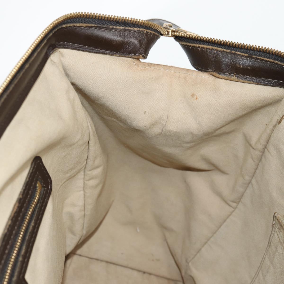 LOUIS VUITTON Monogram Mini Josephine GM Hand Bag Khaki M92310 LV Auth 134542