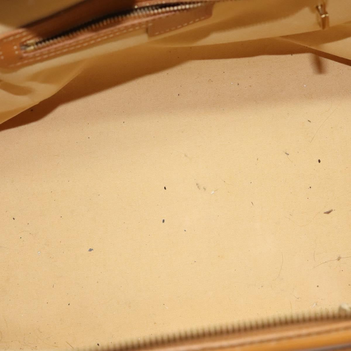 LOUIS VUITTON Monogram Mini Josephine GM Hand Bag Beige M92310 LV Auth 134543