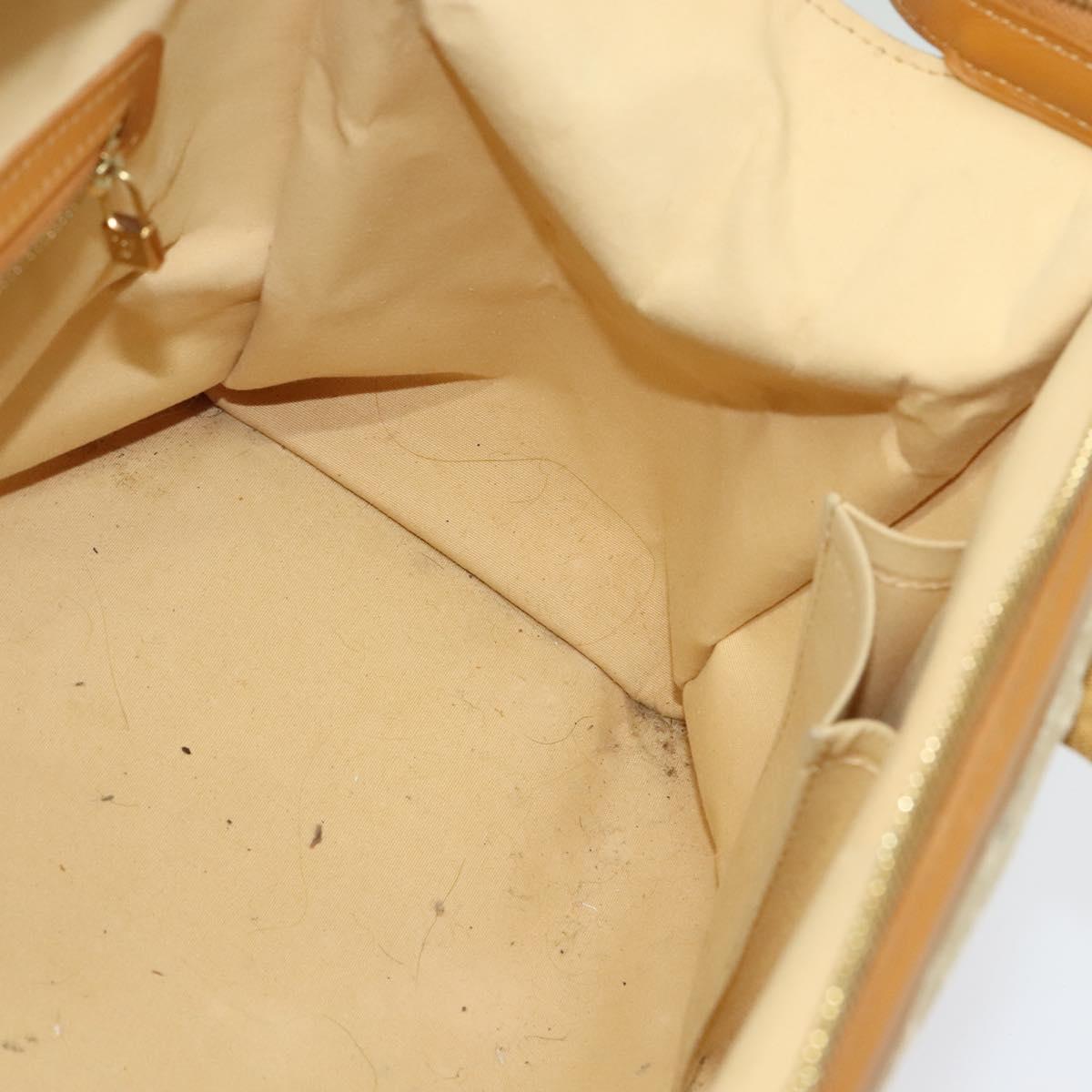 LOUIS VUITTON Monogram Mini Josephine GM Hand Bag Beige M92310 LV Auth 134543