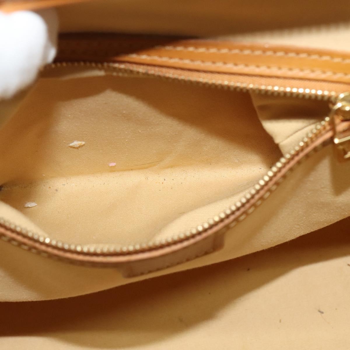 LOUIS VUITTON Monogram Mini Josephine GM Hand Bag Beige M92310 LV Auth 134543