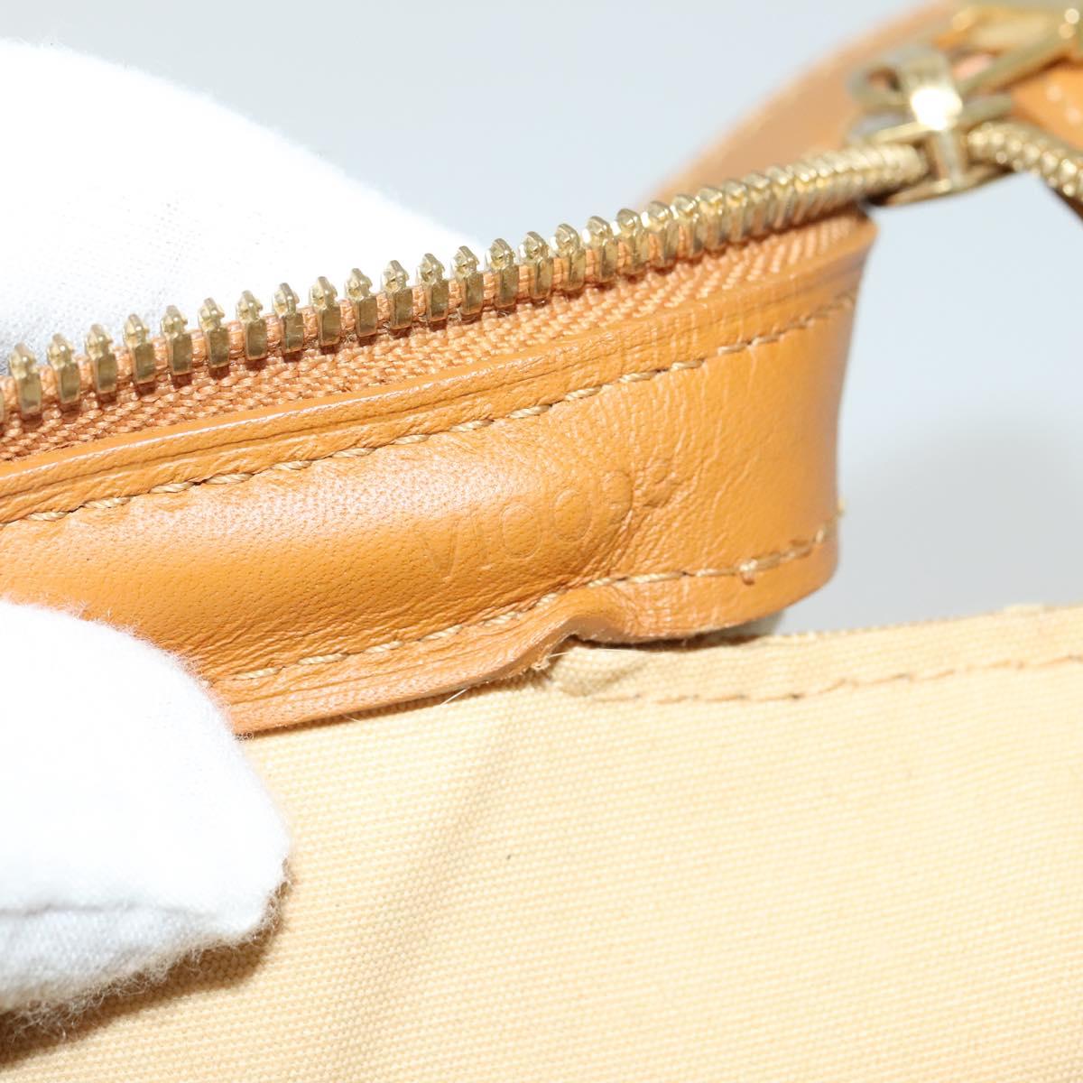LOUIS VUITTON Monogram Mini Josephine GM Hand Bag Beige M92310 LV Auth 134543