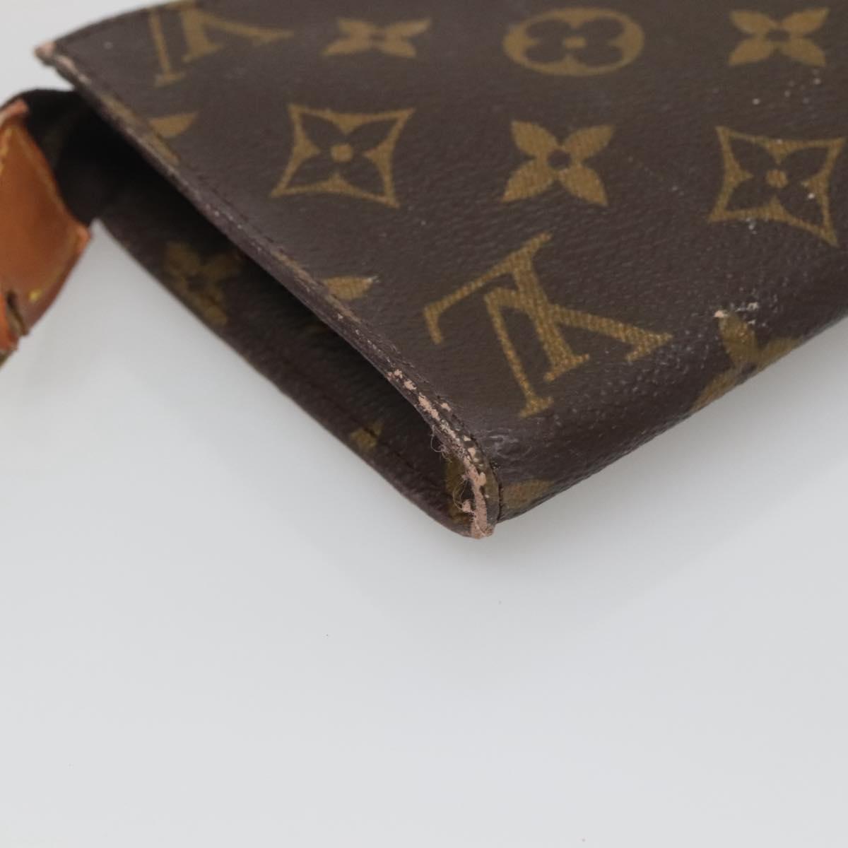 LOUIS VUITTON Monogram Bucket GM Accessory Pouch LV Auth 134564