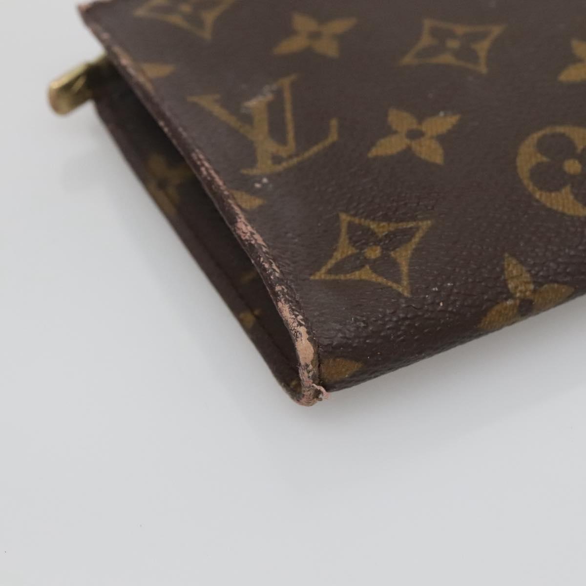 LOUIS VUITTON Monogram Bucket GM Accessory Pouch LV Auth 134564
