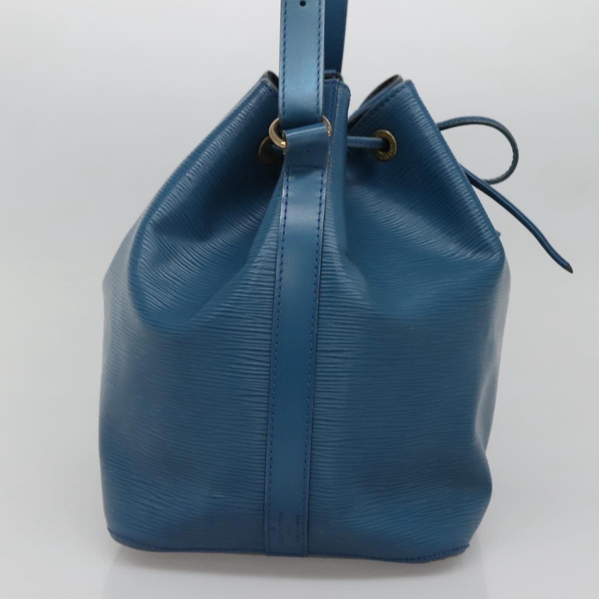LOUIS VUITTON Epi Petit Noe Shoulder Bag Blue M44105 LV Auth 134580