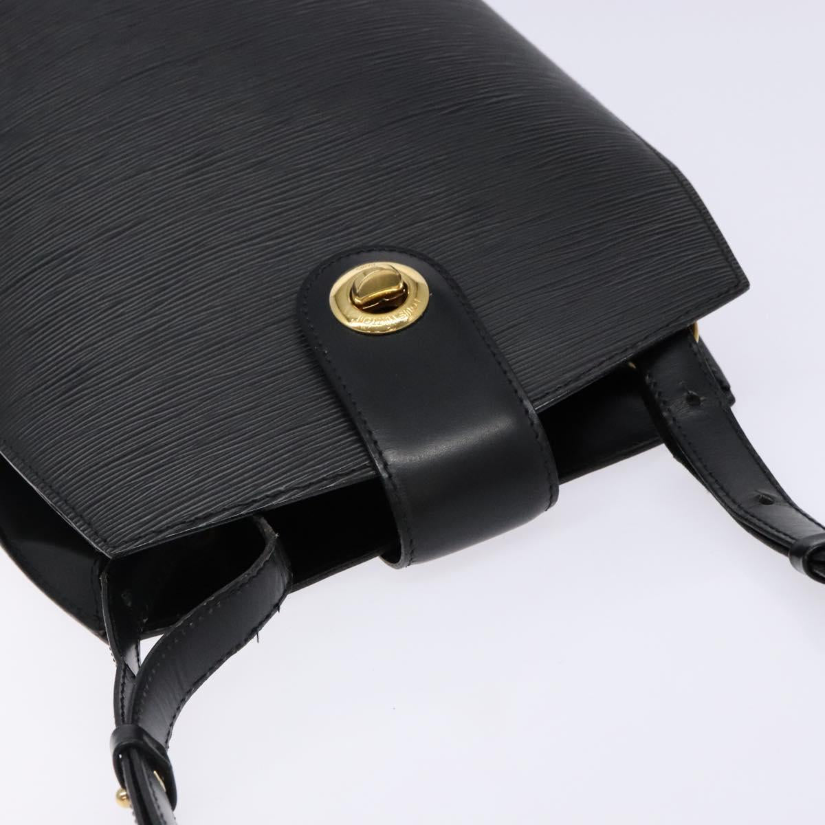 LOUIS VUITTON Epi Cluny Shoulder Bag Black M52252 LV Auth 134585