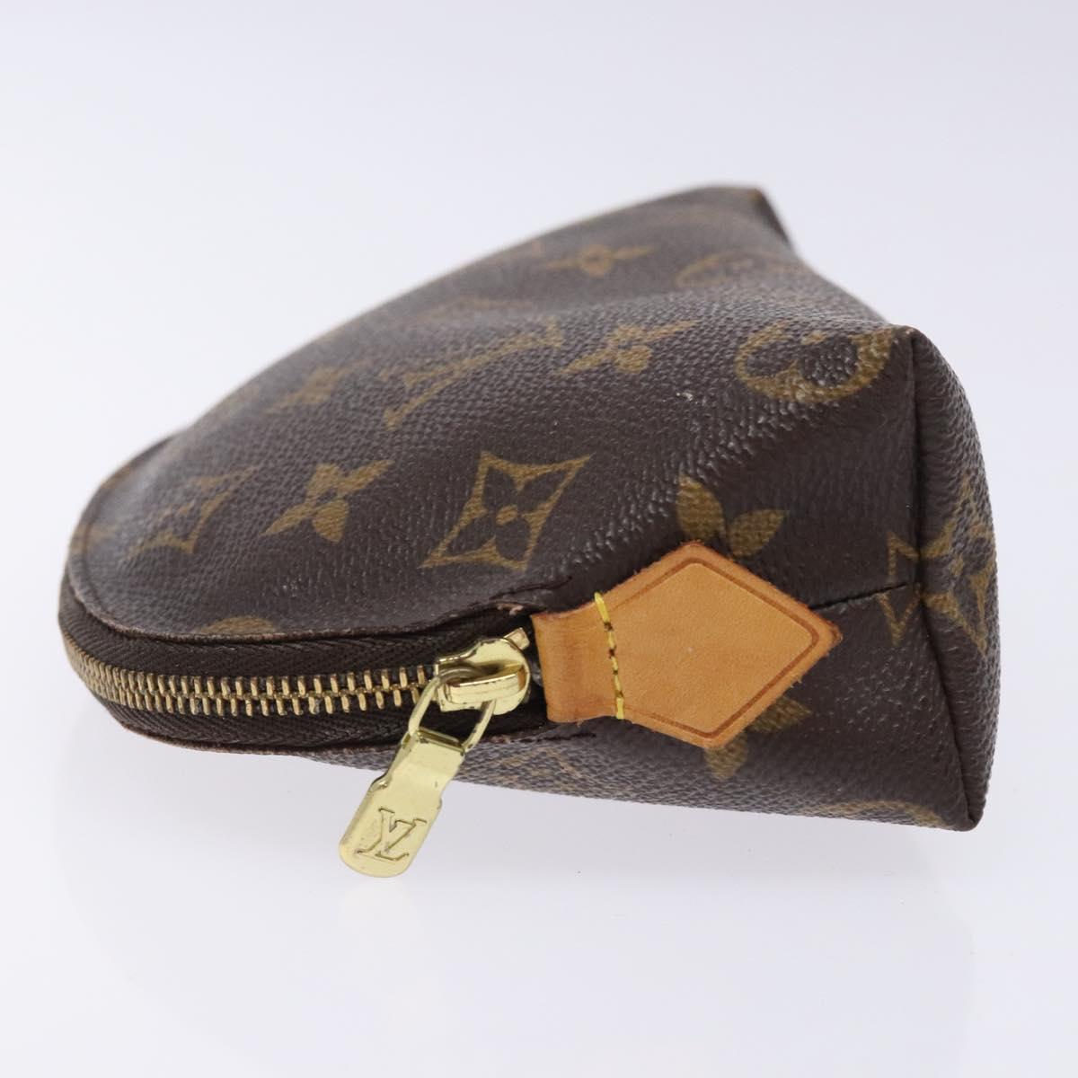 LOUIS VUITTON Monogram Pochette Cosmetic PM Pouch M43998 LV Auth 134599