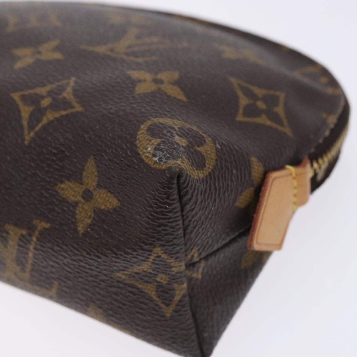 LOUIS VUITTON Monogram Pochette Cosmetic PM Pouch M43998 LV Auth 134599