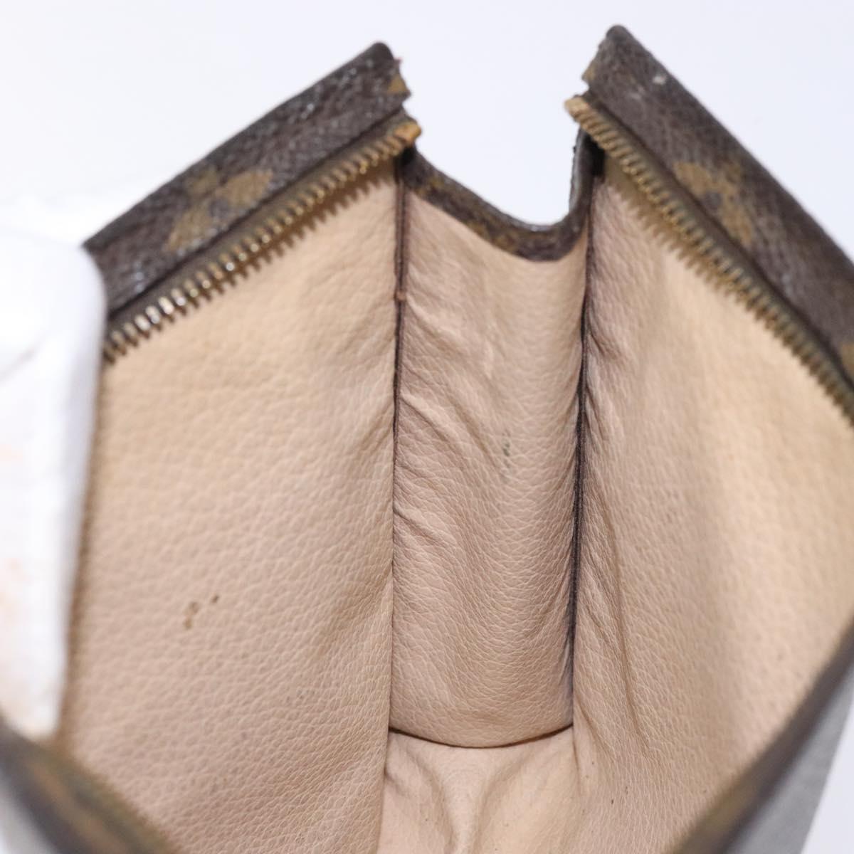 LOUIS VUITTON Monogram Poche Toilette 19 Pouch M47544 LV Auth 134601