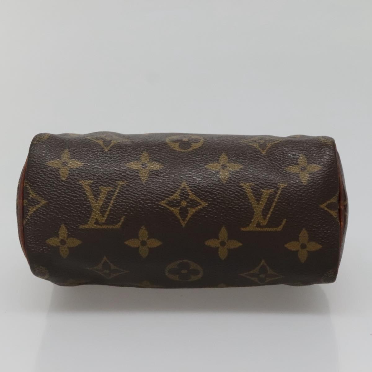 LOUIS VUITTON Monogram Mini Speedy Hand Bag M41534 LV Auth 134603