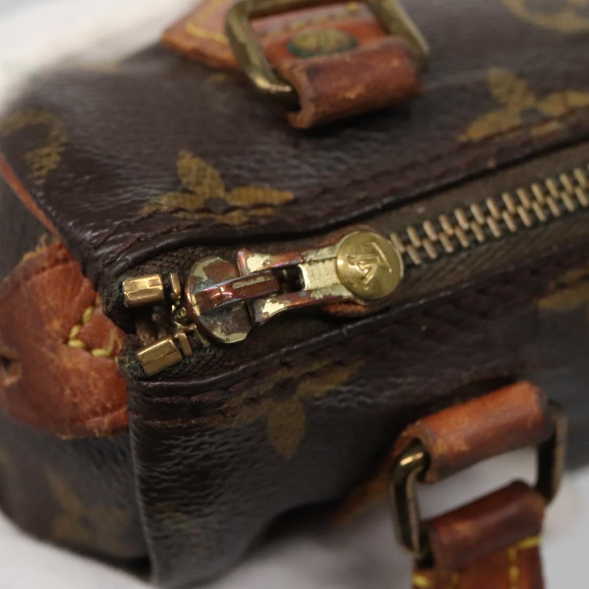 LOUIS VUITTON Monogram Mini Speedy Hand Bag M41534 LV Auth 134603