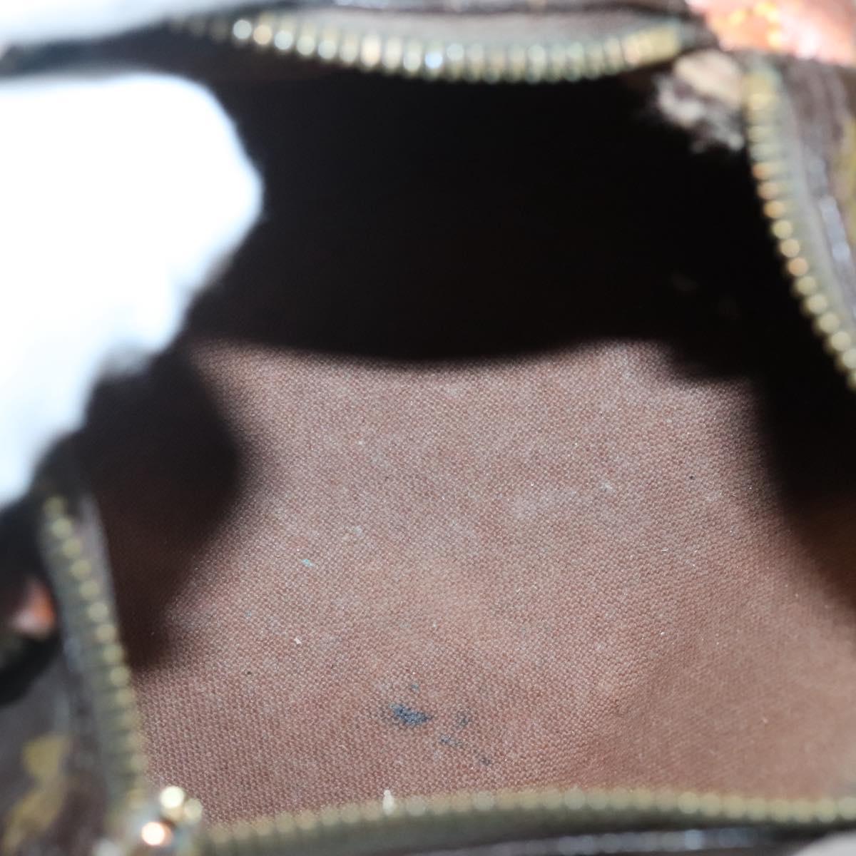 LOUIS VUITTON Monogram Mini Speedy Hand Bag M41534 LV Auth 134603