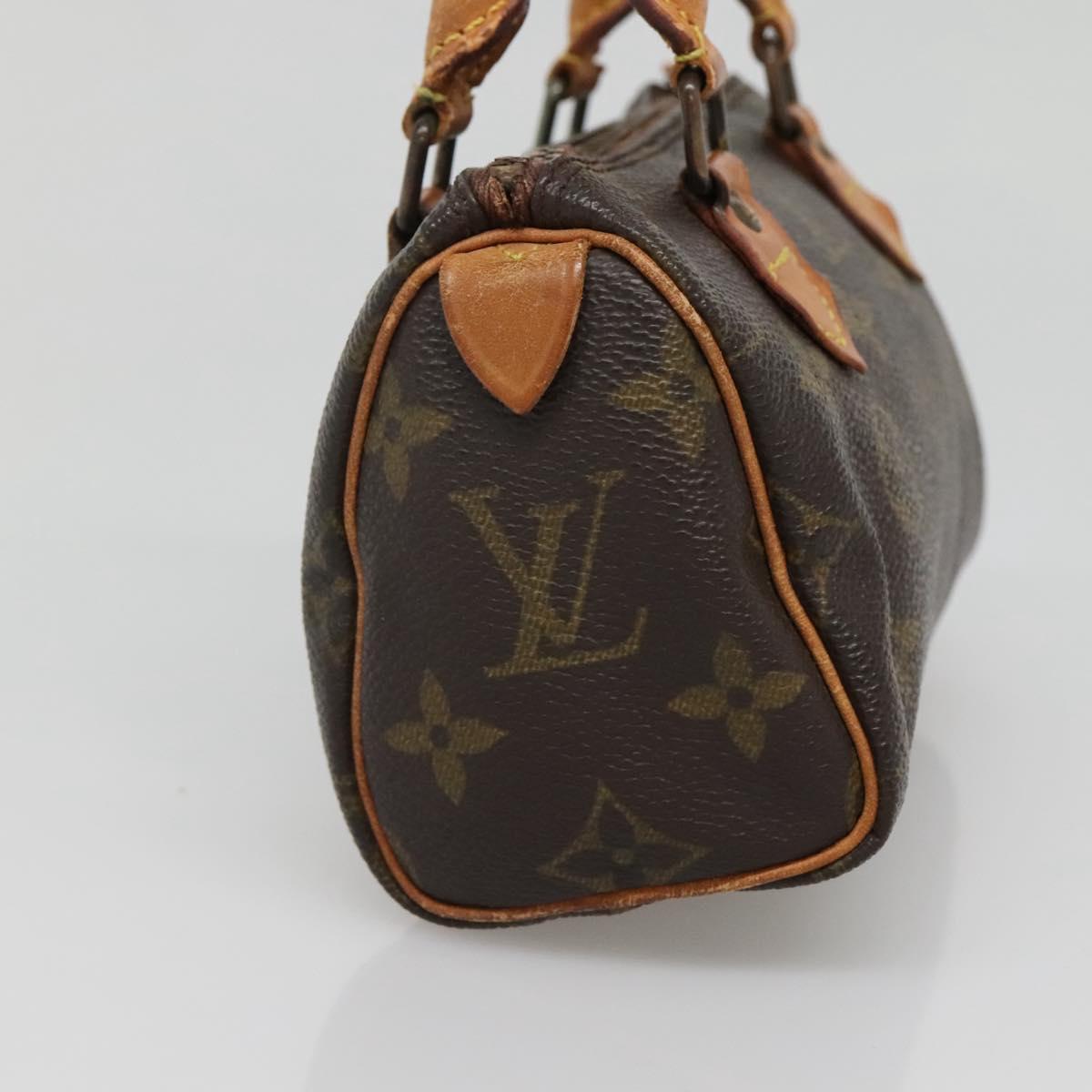LOUIS VUITTON Monogram Mini Speedy Hand Bag M41534 LV Auth 134605