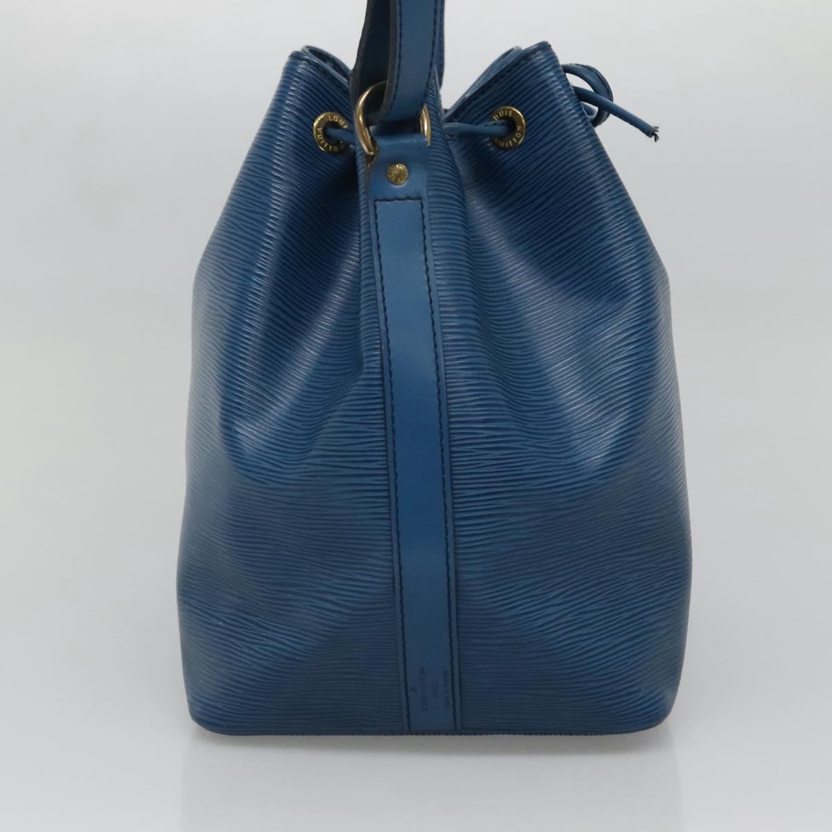 LOUIS VUITTON Epi Petit Noe Shoulder Bag Blue M44105 LV Auth 134617