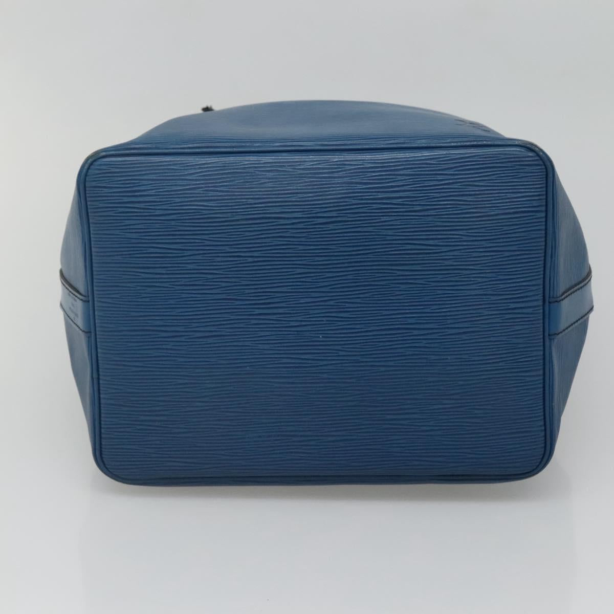 LOUIS VUITTON Epi Petit Noe Shoulder Bag Blue M44105 LV Auth 134617