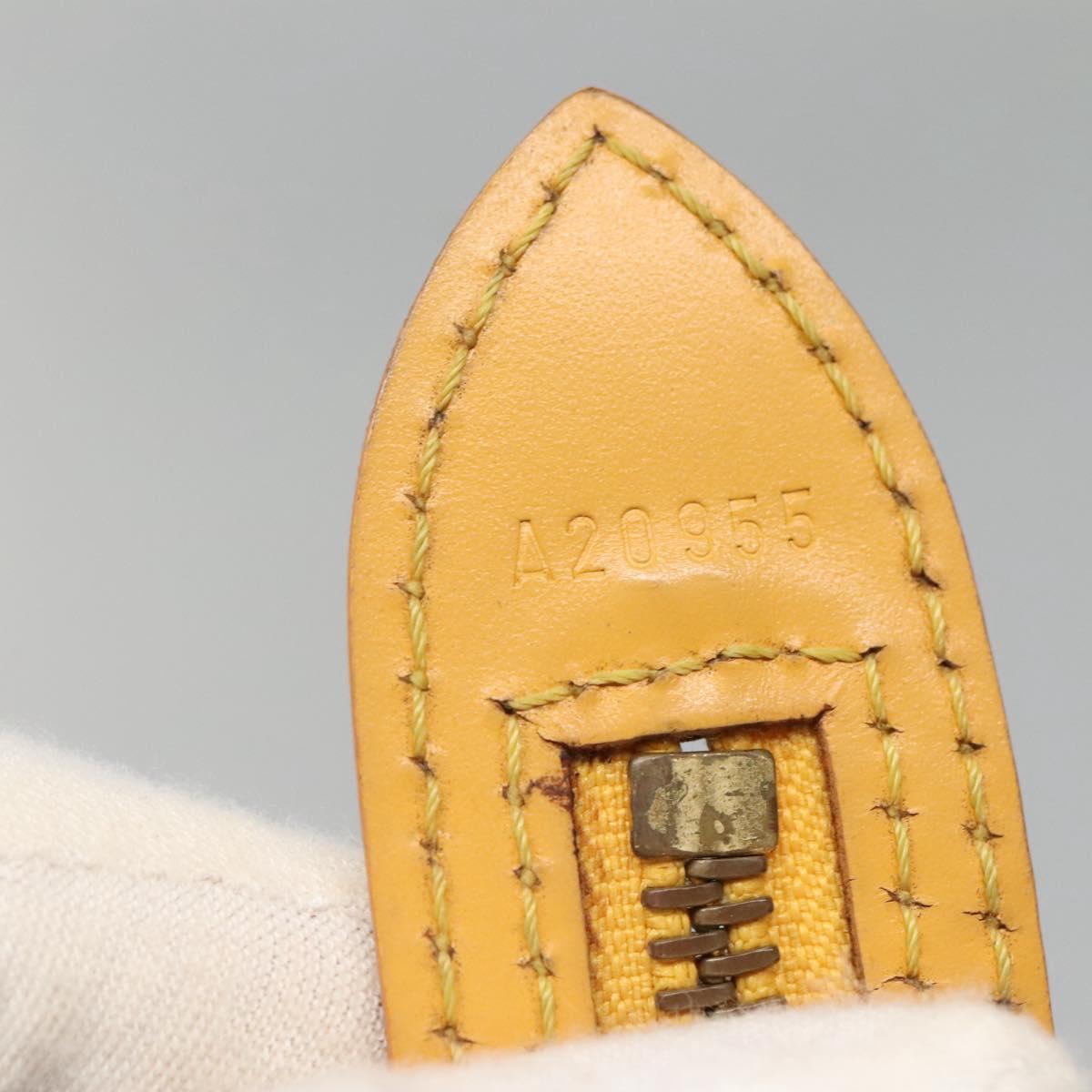 LOUIS VUITTON Epi Saint Jacques Shopping Shoulder Bag Yellow M52269 Auth 134619