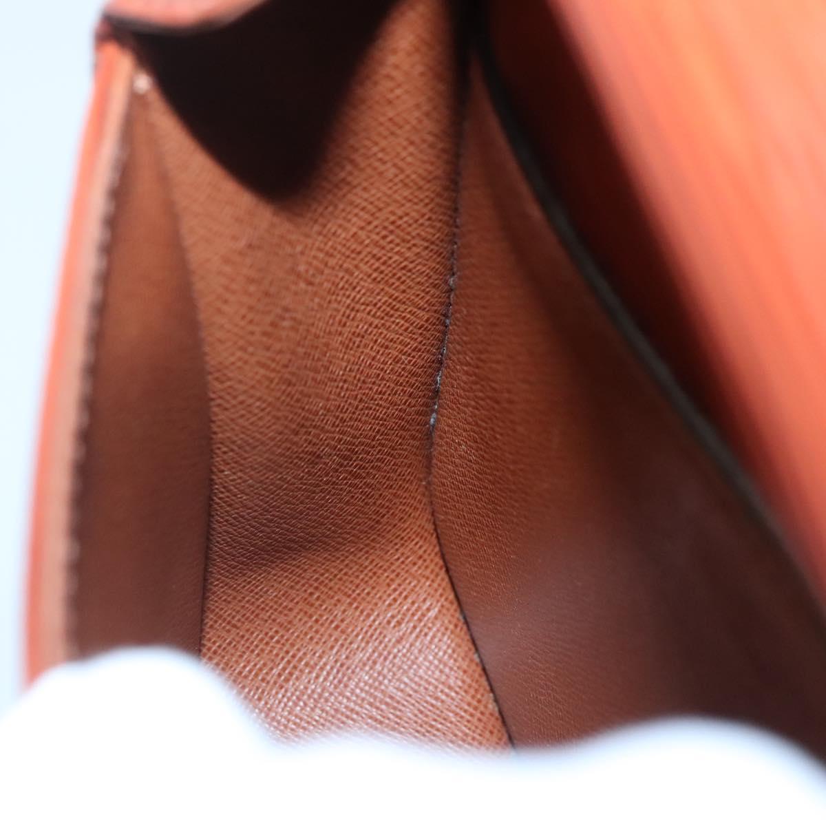 LOUIS VUITTON Epi Saint Cloud PM Shoulder Bag Brown M52213 LV Auth 134622