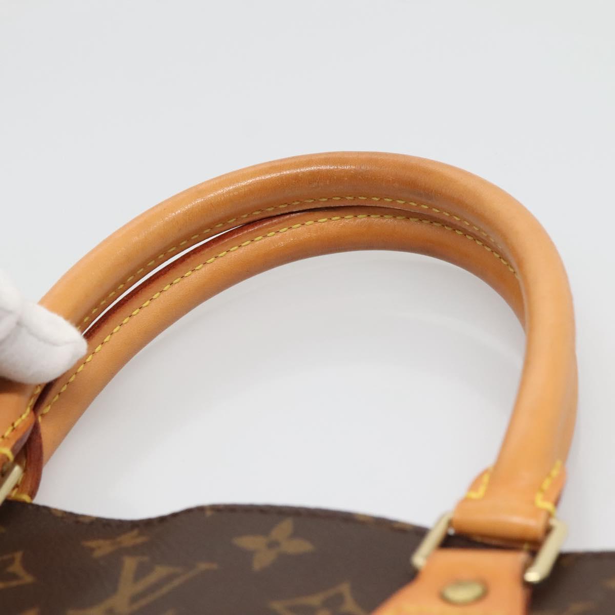 LOUIS VUITTON Monogram Sac Plat Hand Bag M51140 LV Auth 134657