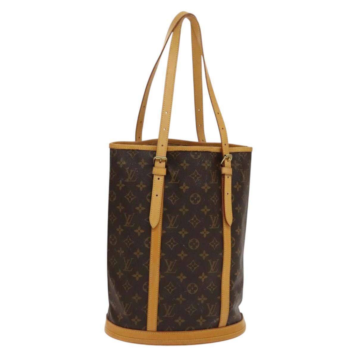 LOUIS VUITTON Monogram Bucket GM Shoulder Bag M42236 LV Auth 134662