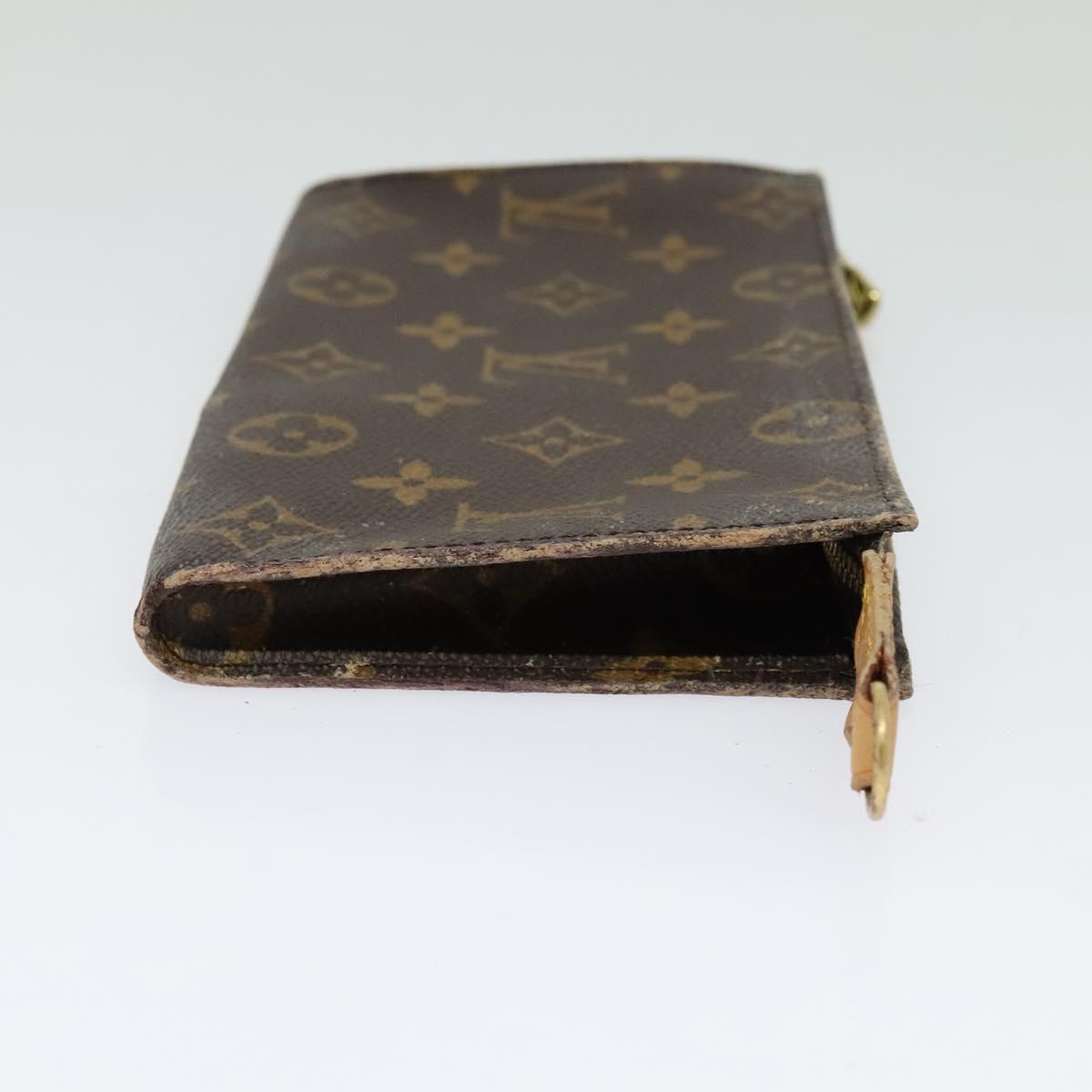 LOUIS VUITTON Monogram Bucket GM Accessory Pouch LV Auth 134663