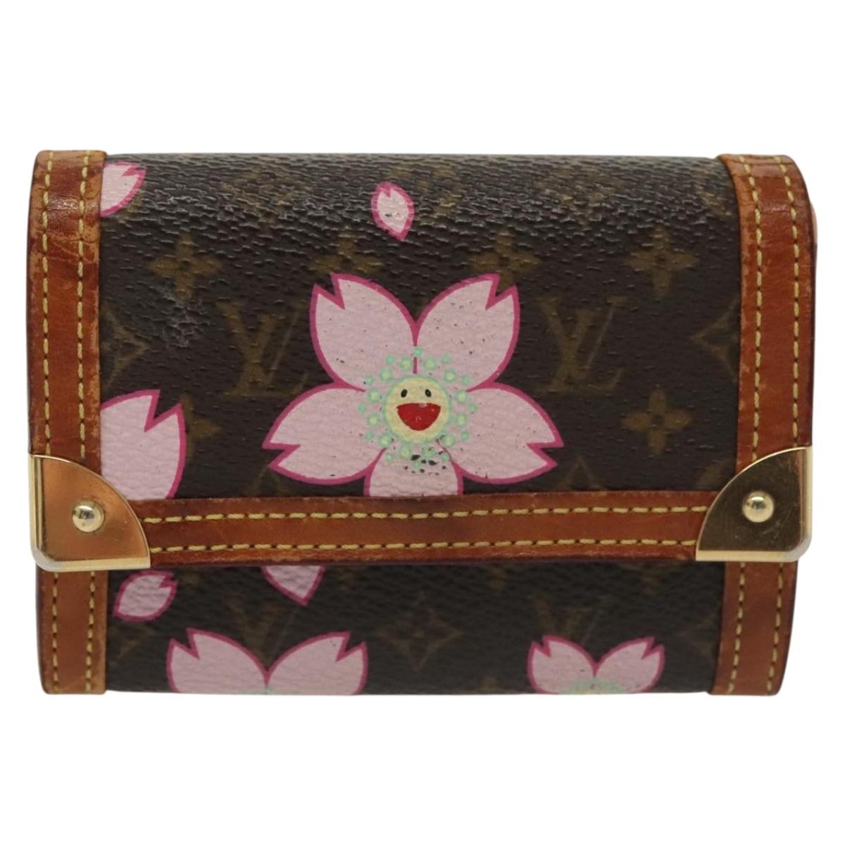 LOUIS VUITTON Monogram Multicolor Porte Monnaie Plat Purse M92656 LV Auth 134679
