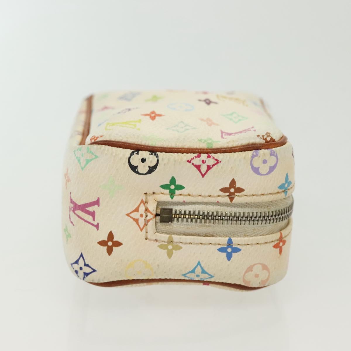 LOUIS VUITTON Monogram Multicolor Trousse Wapity White M58033 LV Auth 134685