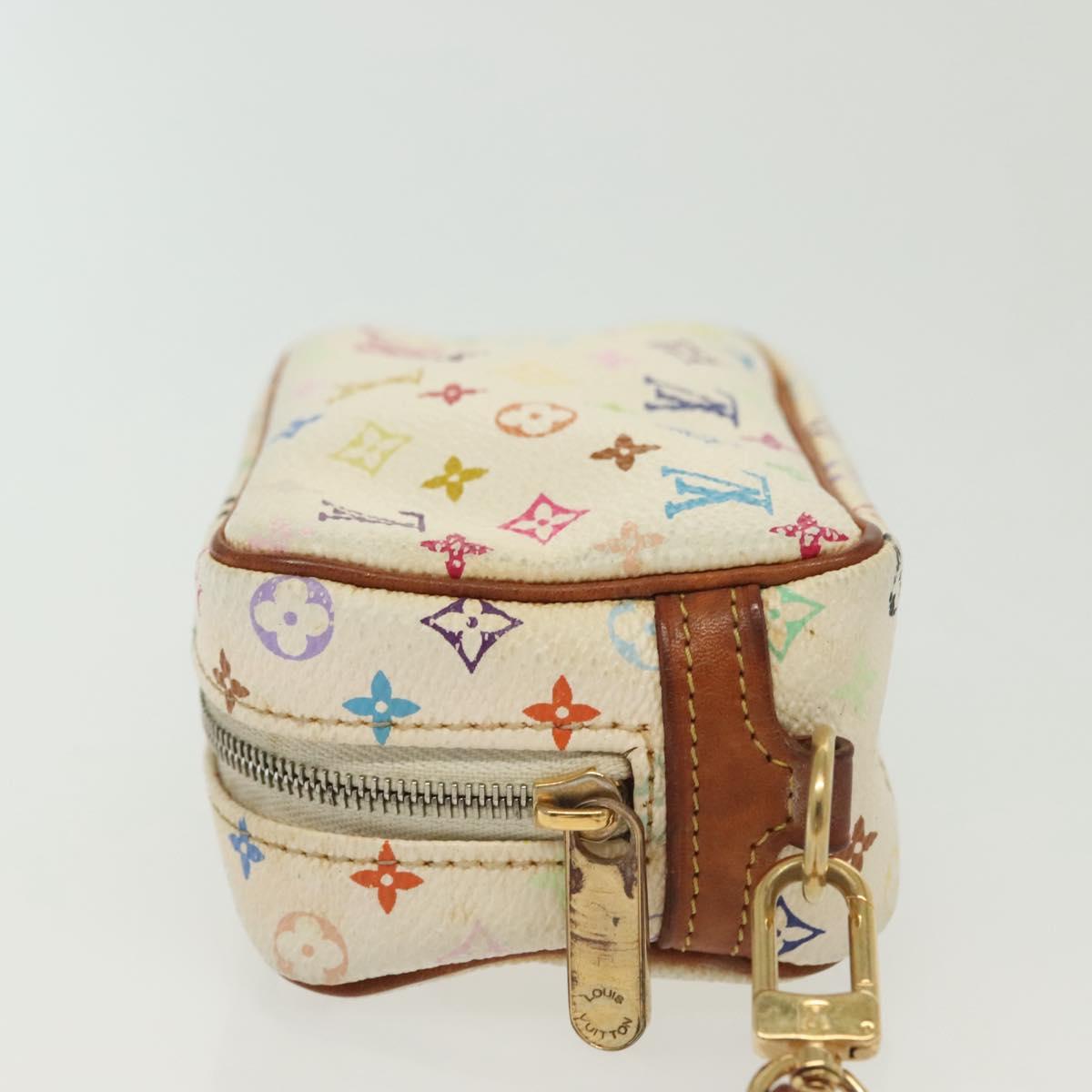 LOUIS VUITTON Monogram Multicolor Trousse Wapity White M58033 LV Auth 134685