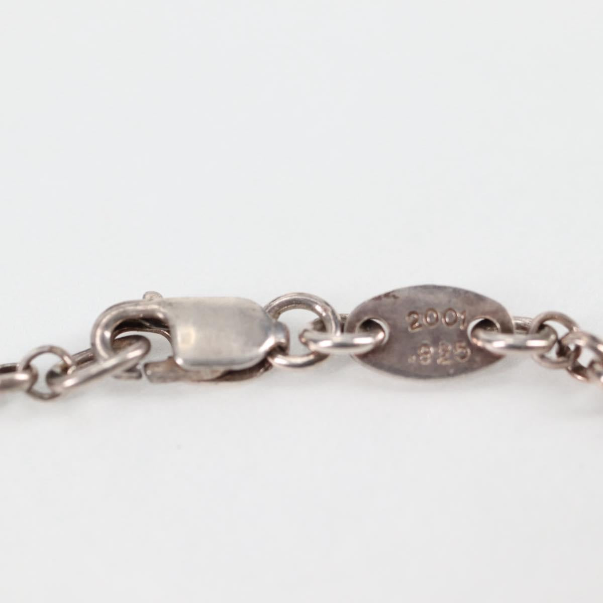 Chrome Hearts Roll Chain Necklace Ag925 Silver Auth 134688M