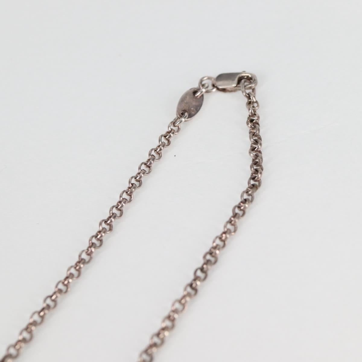 Chrome Hearts Roll Chain Necklace Ag925 Silver Auth 134688M