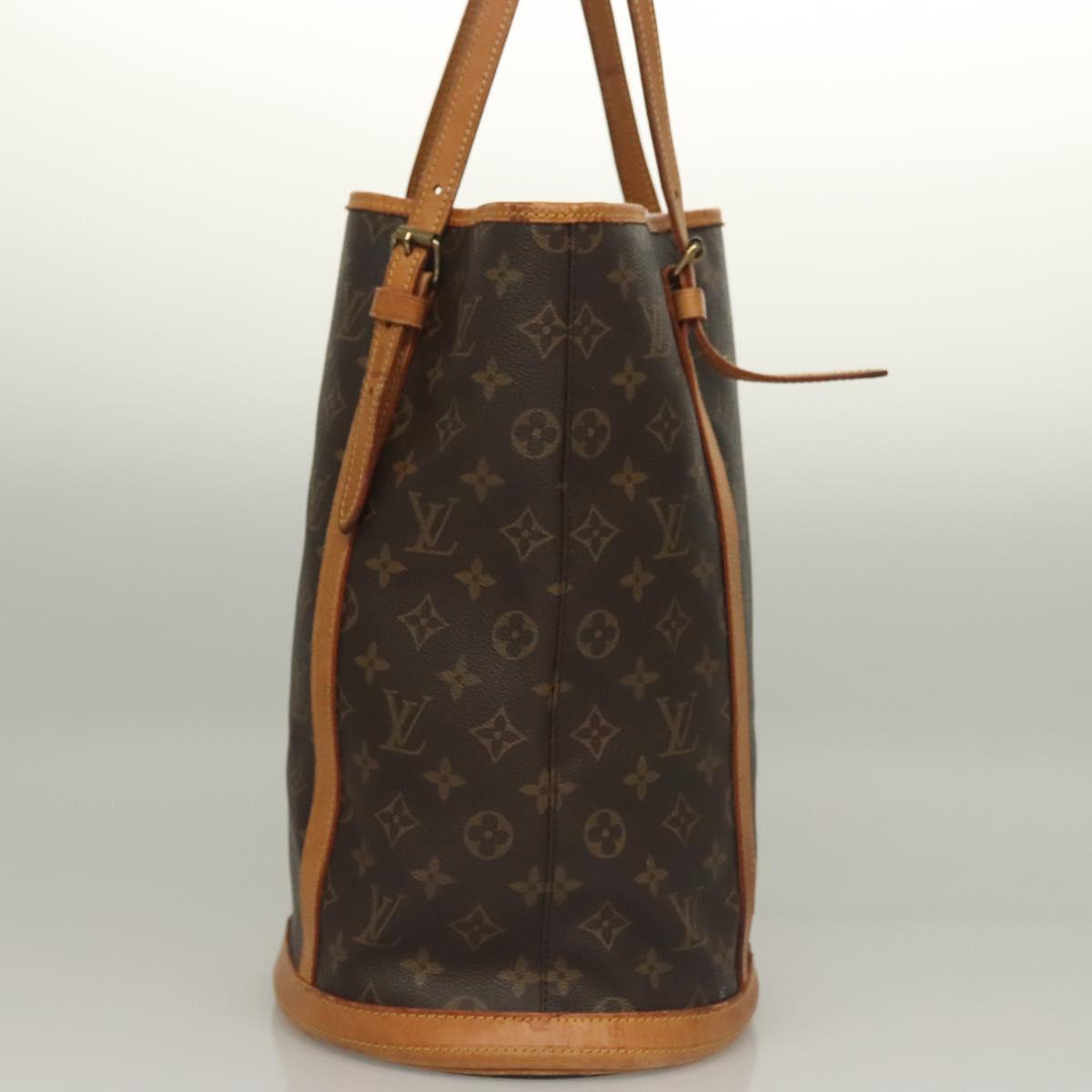 LOUIS VUITTON Monogram Bucket GM Shoulder Bag Vintage M42236 LV Auth 134708