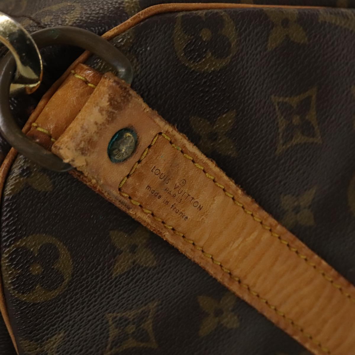 LOUIS VUITTON Monogram Keepall Bandouliere 50 Boston Bag M41416 LV Auth 134710