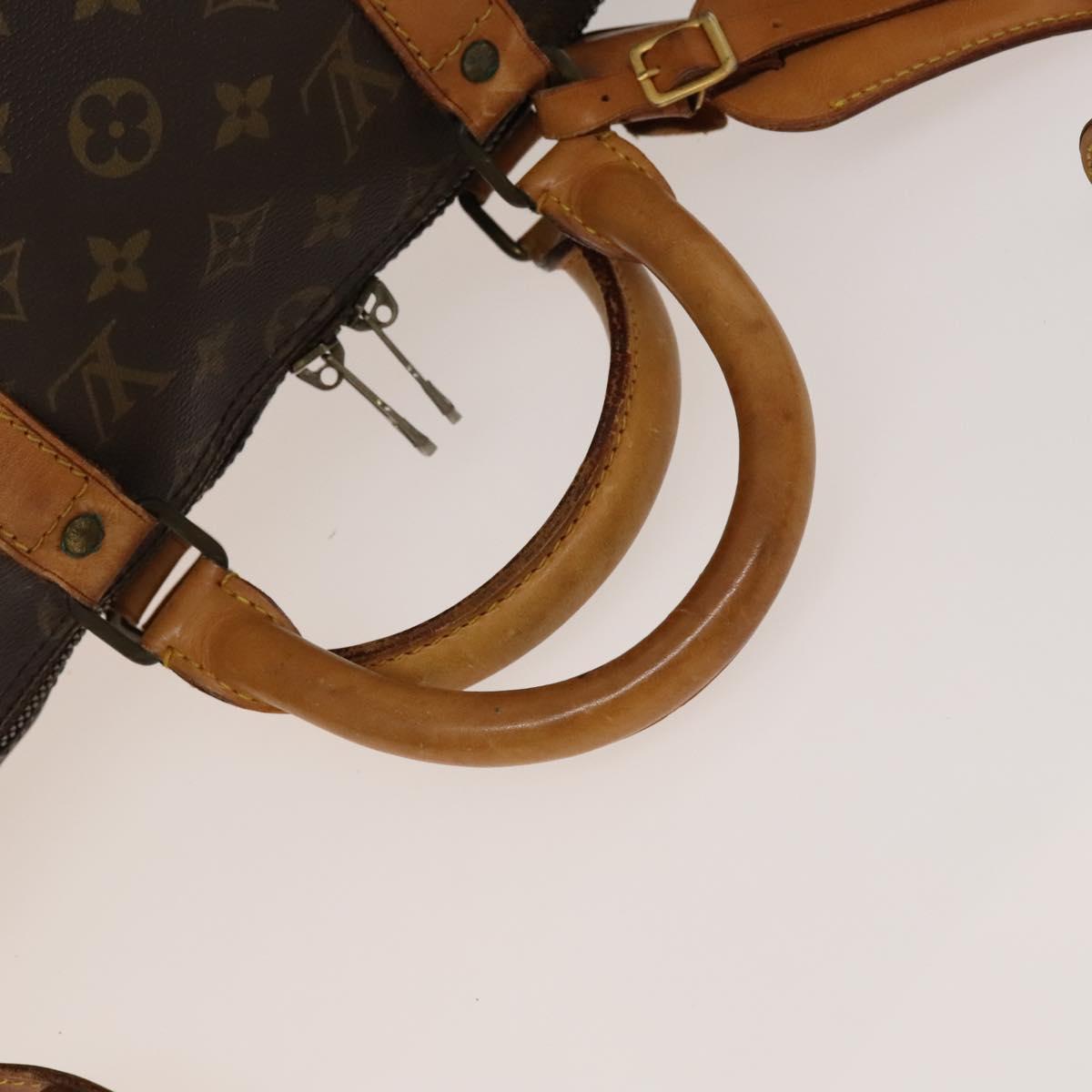 LOUIS VUITTON Monogram Keepall Bandouliere 50 Boston Bag M41416 LV Auth 134710