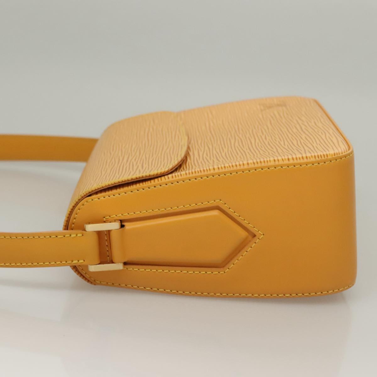 LOUIS VUITTON Epi Bushi Shoulder Bag Yellow M52209 LV Auth 134717