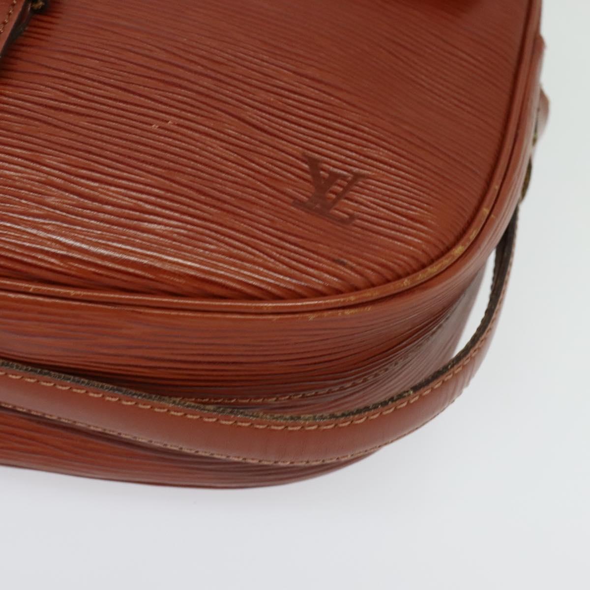 LOUIS VUITTON Epi Jeune FilleMM Shoulder Bag Brown M52153 LV Auth 134720