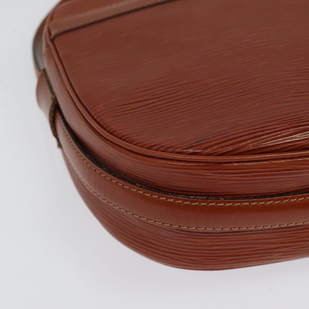 LOUIS VUITTON Epi Jeune FilleMM Shoulder Bag Brown M52153 LV Auth 134720