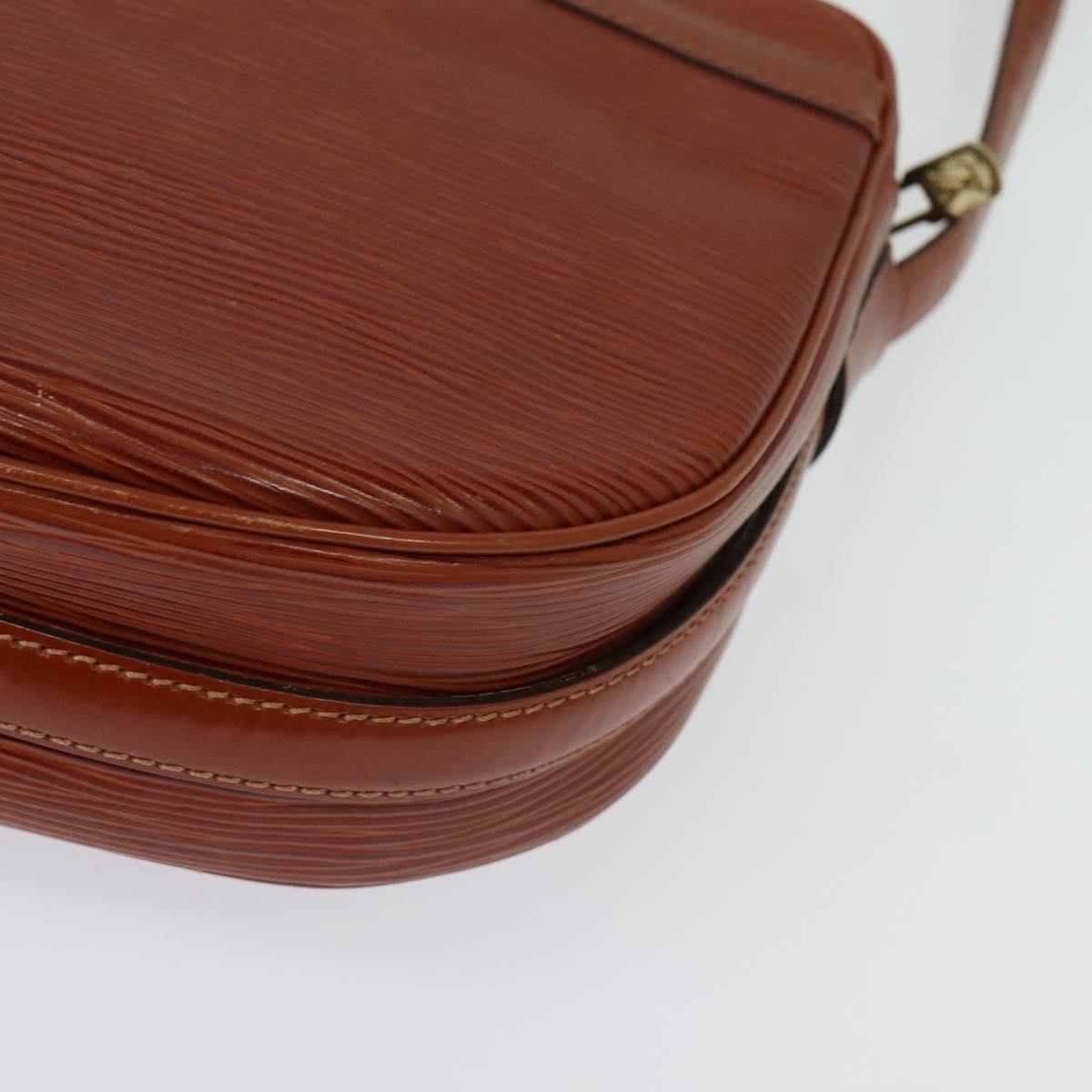 LOUIS VUITTON Epi Jeune FilleMM Shoulder Bag Brown M52153 LV Auth 134720