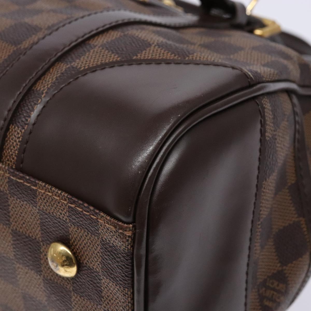 LOUIS VUITTON Damier Ebene Berkeley Hand Bag N52000 LV Auth 134725