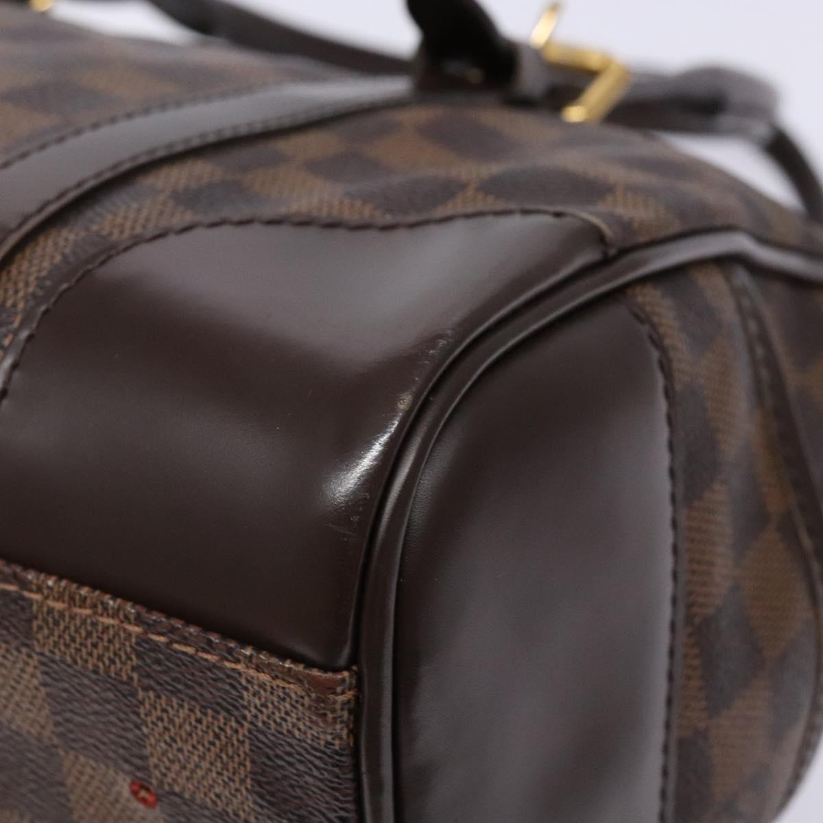 LOUIS VUITTON Damier Ebene Berkeley Hand Bag N52000 LV Auth 134725
