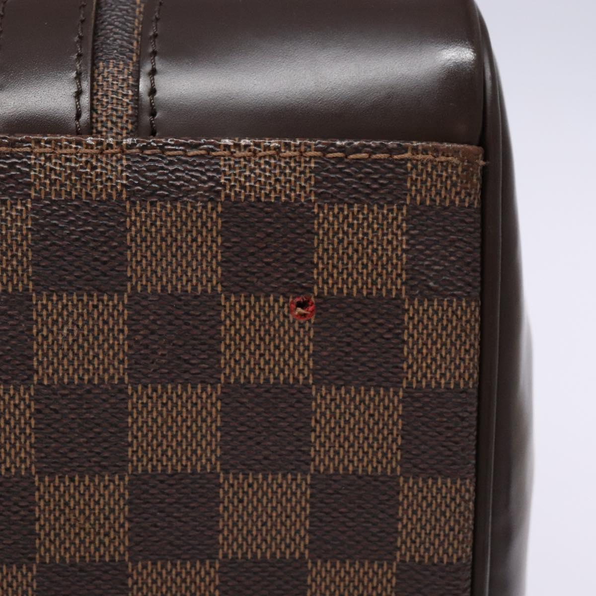 LOUIS VUITTON Damier Ebene Berkeley Hand Bag N52000 LV Auth 134725