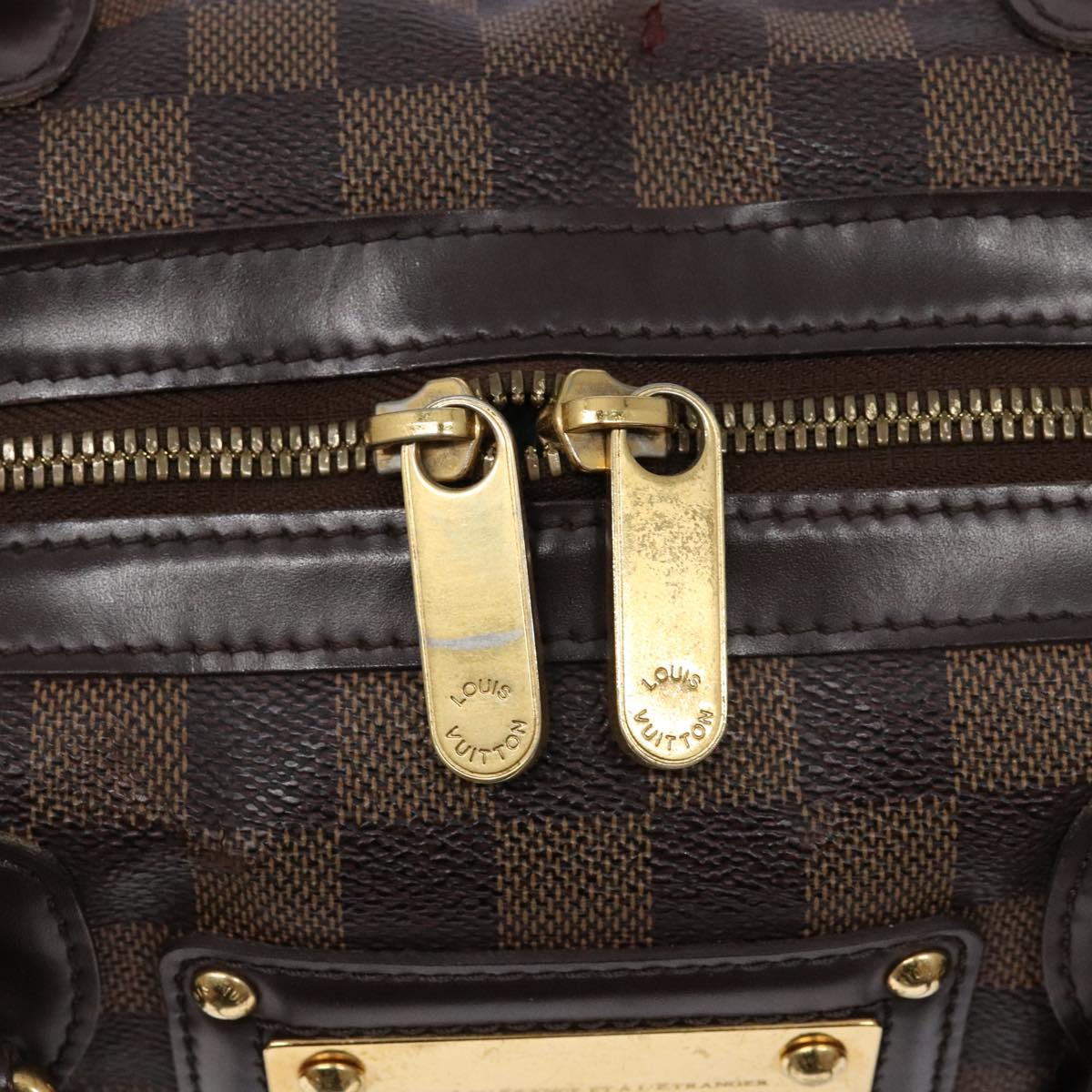 LOUIS VUITTON Damier Ebene Berkeley Hand Bag N52000 LV Auth 134725