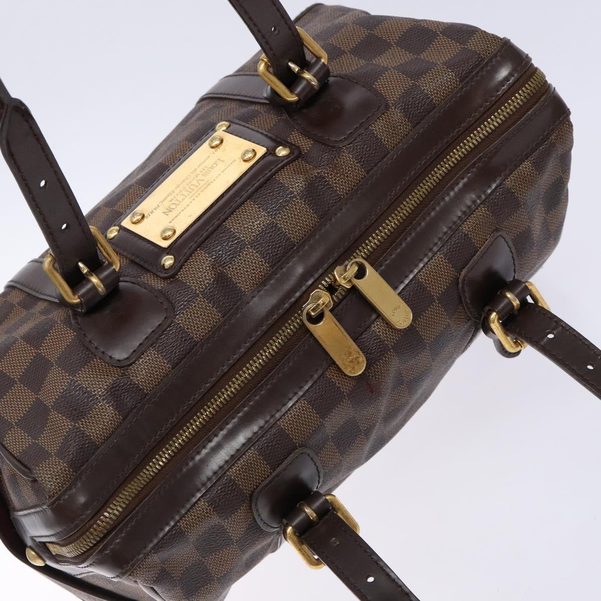 LOUIS VUITTON Damier Ebene Berkeley Hand Bag N52000 LV Auth 134725