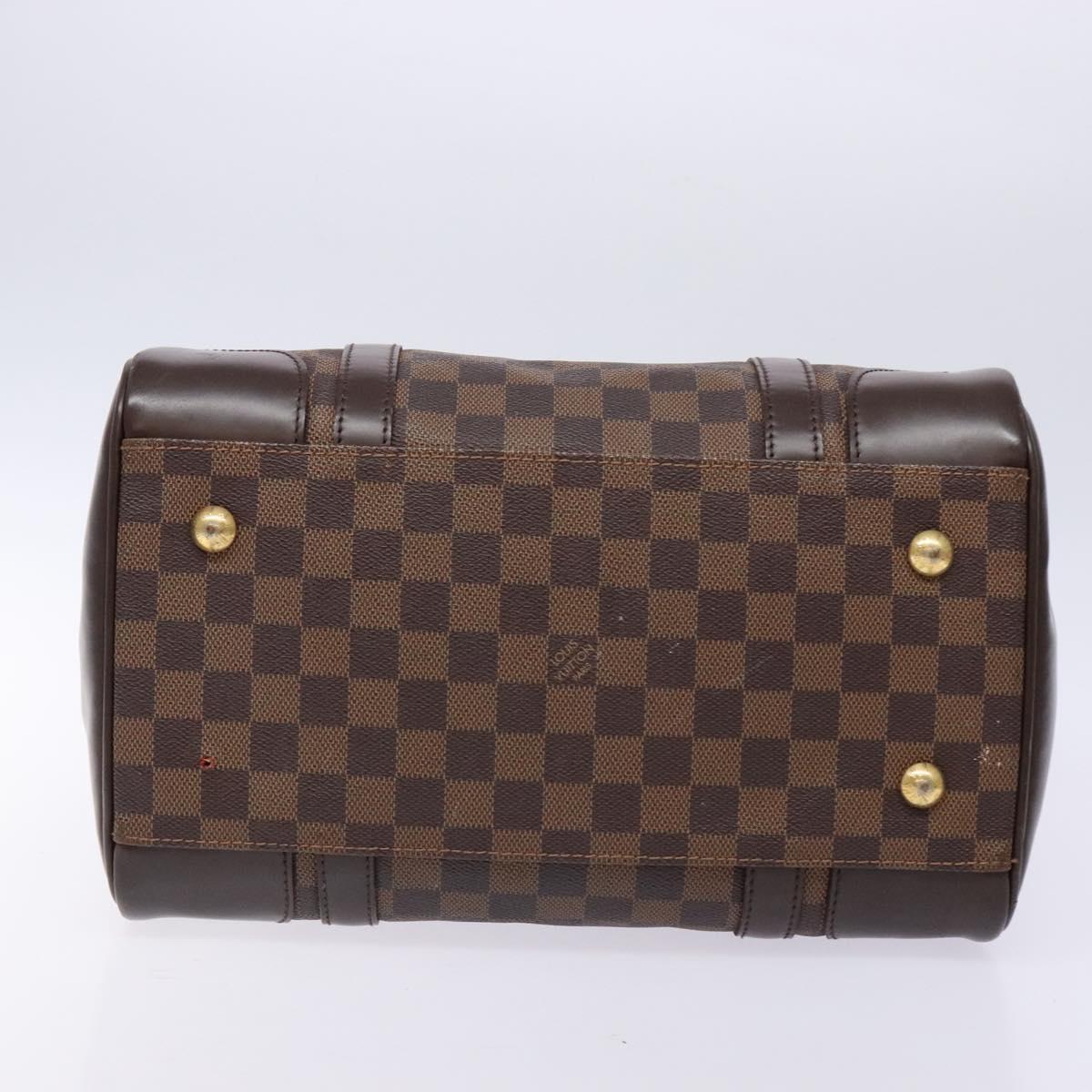 LOUIS VUITTON Damier Ebene Berkeley Hand Bag N52000 LV Auth 134725